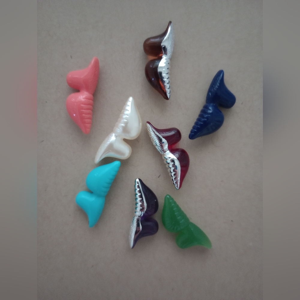 Colorful Seahorse And Round Half Drilled Beads